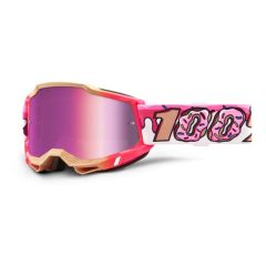 100% Youth Accuri 2 Goggles - Mirrored Lens-Donut/Mirror Pink