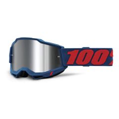 100% Accuri 2 Mirror Goggles-Odeon/Silver Mirror Flash