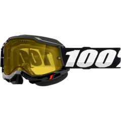 100% Accuri 2 Snowmobile Vented Dual Lens Goggles -Yellow Lens