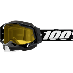 100% Racecraft 2 Snowmobile Goggles - Yellow Lens
