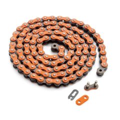 KTM Electric Orange Non O-ring 520 Chain 118L