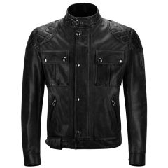 Belstaff Brooklands Motorcycle Leather Jacket