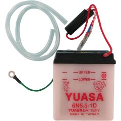 Yuasa Conventional 6V Battery (Acid sold separately) 6N5.5-1D
