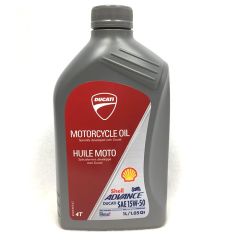 Ducati Shell Advance 15W50 Factory Engine Oil 1 Liter Synthetic 550047581