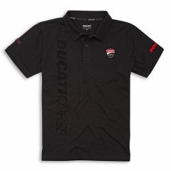 Ducati Track Polo Shirt Black (Size S)