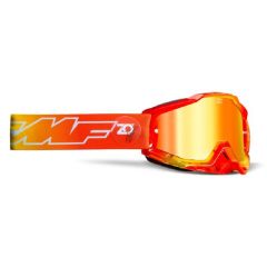 FMF Racing PowerBomb Goggles-Osborne Red Mirror