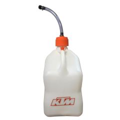 KTM Fuel Canister 5 Gallon Square White 