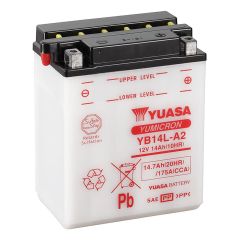 Yuasa YB14L-A2 Yumicron Conventional Battery