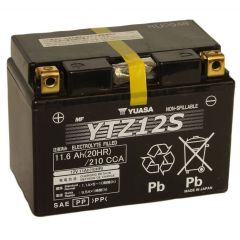 Yuasa YTZ12S Factory Activated AGM High Performance Battery
