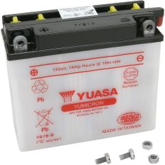 Yuasa Yumicron High Performance Conventional Battery (Acid sold separately) YB7B-B 