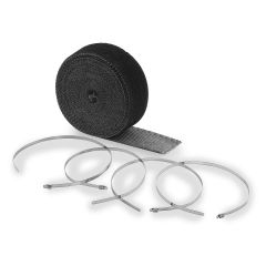 Accel High-Temperature Exhaust Wrap Kit - Black - 2in. x 25ft. - 2002BK