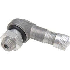 8 MM METAL 90 VALVE STEM, SILV