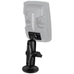 RAM Mounts 1" Ball Marine Electronic "LIGHT USE" Mount for Lowrance Elite-4 & Mark-4 Fishfinders Kit - RAM-B-101-LO11