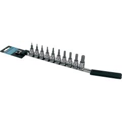 CruzTOOLS CRUZTOOLS 10 PIECE HEX BIT SET INCH - IN38HBS