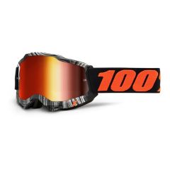 100% Accuri 2 Mirror Goggles-Geospace/Mirror Red