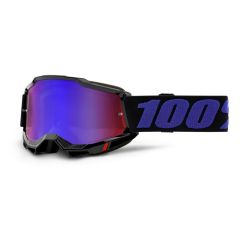 100% Youth Accuri 2 Goggles - Mirrored Lens-Moore Mirror Red/Blue