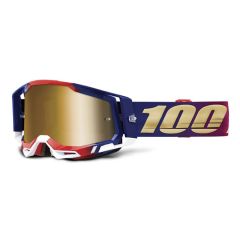 100% Racecraft 2 Mirror Goggles-United True Gold