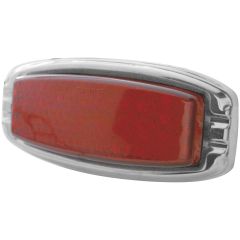 Pro-One LED Flush Mount Rectangular Taillight - Red Lens - 5.8" - 402040