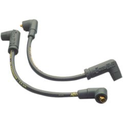Accel 8.8 Custom Fit Spark Plug Wire Set - Black - 172072K