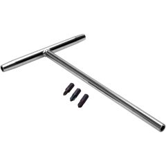 Motion Pro T-Handle Bit Driver with No. 1, 2 & 3 JIS Cross-Head Bits - 08-0557