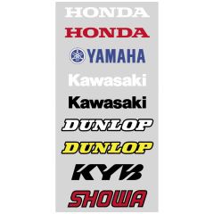 Factory Effex Generic Fork and Swingarm Stickers - Yamaha - Blue - 06-44216