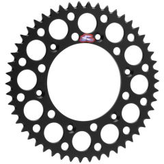 Renthal 520 Ultralight Rear Sprocket Black - 49T - 150U-520-49GBBK