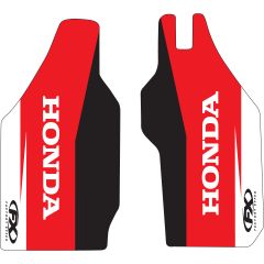 Factory Effex Lower Fork Graphics Honda - Red/White - 17-40302