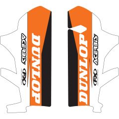 Factory Effex Lower Fork Graphics KTM - Orange/White - 17-40520