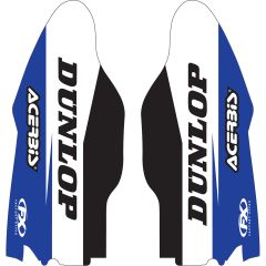 Factory Effex Lower Fork Graphics Yamaha - White/Blue - 17-40270