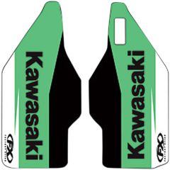Factory Effex Lower Fork Graphics Kawasaki - Green/White - 19-40116