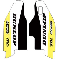 Factory Effex Lower Fork Graphics Suzuki - White/Yellow - 19-40460