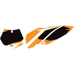 Factory Effex Number Plate Backgrounds Black - 12-64520