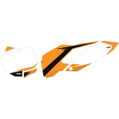 Factory Effex Number Plate Backgrounds White - 19-64532