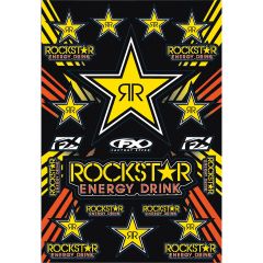 Factory Effex Rockstar Gold Reflective Sticker Kit - 15-68700
