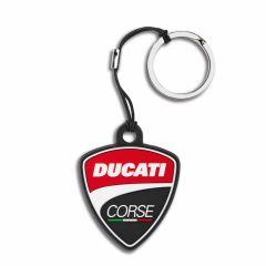 Ducati Corse Shield Rubber Key Ring 987704443