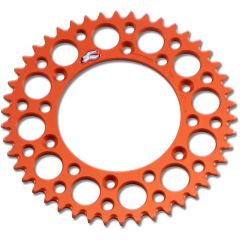 Renthal 520 Ultralight Rear Sprocket Orange - 46T - 224U-520-46GPOR