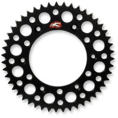 Renthal 520 Ultralight Rear Sprocket Black - 46T - 441U-520-46GPBK