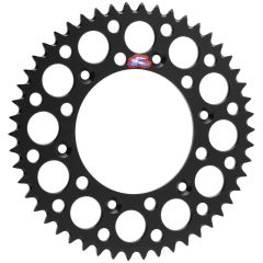 Renthal 520 Ultralight Rear Sprocket Black - 53T - 112U-520-53GEBK