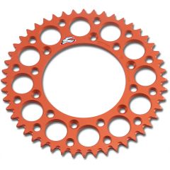 Renthal 520 Ultralight Rear Sprocket Orange - 48T - 224U-520-48GPOR