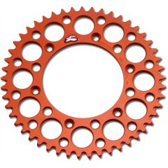 Renthal 520 Ultralight Rear Sprocket Orange - 49T - 224U-520-49GPOR