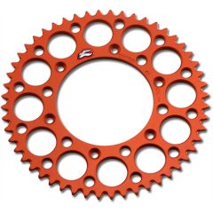 Renthal 520 Ultralight Rear Sprocket Orange - 52T - 224U-520-52GPOR