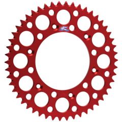 Renthal 420 Ultralight Rear Sprocket Red - 49T - 189U-420-49GRRD