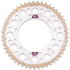 Renthal 520 Twinring Heavy Duty Rear Sprocket Silver - 51T - 1230-520-51GPSI