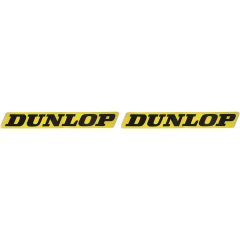 Factory Effex Generic Fork and Swingarm Stickers - Dunlop - Yellow - 02-7065