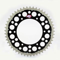Renthal 520 Twinring Heavy Duty Rear Sprocket Black - 50T - 1500-520-50GPBK