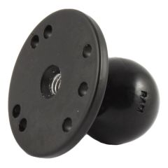 RAM Mounts Round Base with 3/8"-16 Female Threaded Hol & 1.5" Ball - RAM-202CNSU