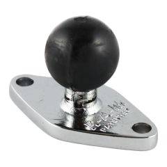 RAM Mounts Chrome Diamond Base with 1" Ball - RAM-B-238CHU