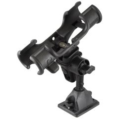 RAM Mounts Light-Speed Holder with 4" Long Spline Post and Deck Track Mounting Base Kit - RAP-370-D