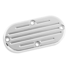 Pro-One Inspection Covers Ball-Milled - Chrome - Oval - 202150