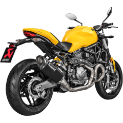 Akrapovic Slip-On Line Exhaust - S-D12SO8-RTBL